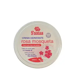 S'nonas Creme Hidratante Rosa Mosqueta Pote 200ml