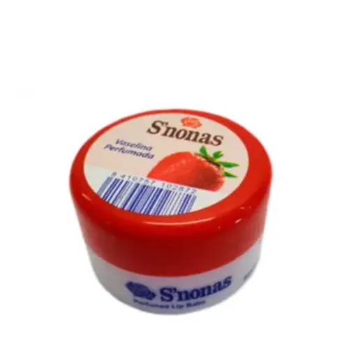 S'nonas Vaselina Morango  Perfumada 15g
