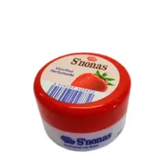 S'nonas Vaselina Morango  Perfumada 15g