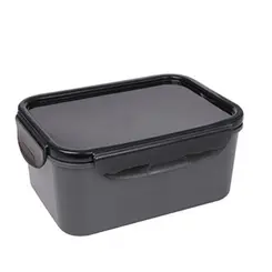 Recipiente Hermético Cinza 2L 15x21x9,5cm