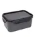 Recipiente Hermético Cinza 2L 15x21x9,5cm