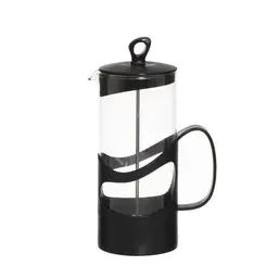 Prensa de Vidro para Chá ou Café Herevin Black 1L