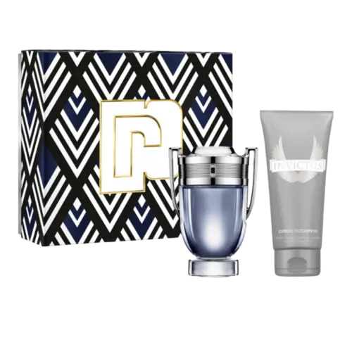 INV EDT100+SG100 Kit Perfume Paco Rabbane Invictus Eau de Toilette 100ml + Shower Gel 100 ml Masculino