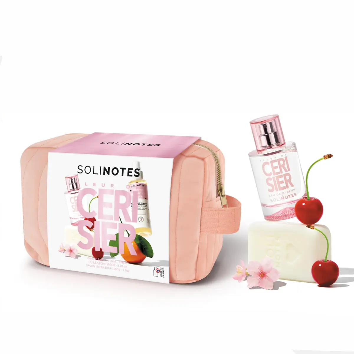 Kit Perfume Corania Solinotes Fleur de Ceris Eau de Parfum 50ml +