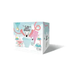 Kit Corania Tutti Delices Coconut Set Eau de Toilette 50ml + Miniatura 15ml + Barra de Espuma 50g