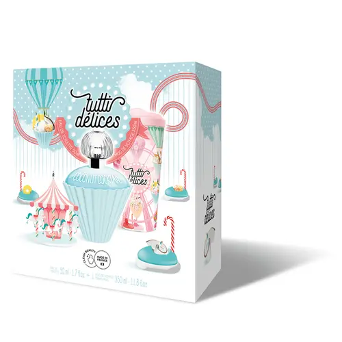 Kit Corania Tutti Delices Coconut Set Eau de Toilette 50ml + Copo de Plástico 350ml