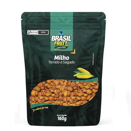 Brasil Frutt Milho Torrado e Salgado 160g