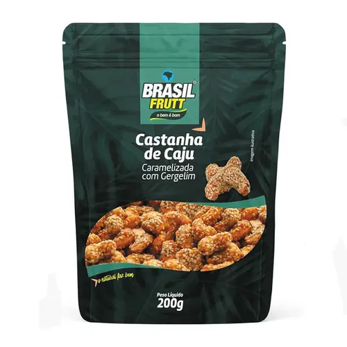 Brasil Frutt Castanha de Caju Caramelizada com Gergelim 200g