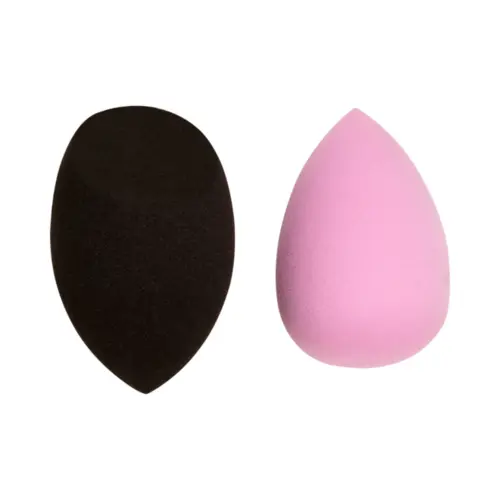 Estojo de Esponja Cala - Conjunto Para Maquiagem Dynamic Blending Preto e Rosa