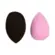 Estojo de Esponja Cala - Conjunto Para Maquiagem Dynamic Blending Preto e Rosa