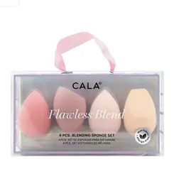 Estojo Cala com 4 Esponjas Para Maquiagem - Flawless Blend