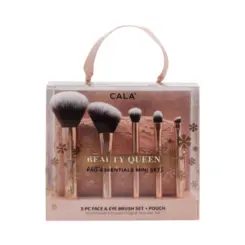 Kit Cala Pincéis Para Maquiagem + Necessaire -  Beauty Queen