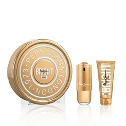 Kit Perfume Pepe Jeans Bright Intense Set 80ml + Body Lotion 100ml - Eau de Parfum Feminino