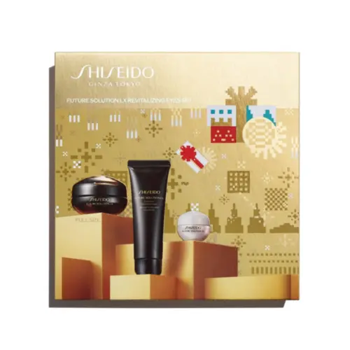 Kit Shiseido Future Solution LX Revitalizing Eyes Set (3 Produtos)