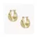 Brinco Fossil Sadie Golden Sun - Argola Dourada