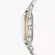 Relógio Fóssil Feminino Analógico Fundo Branco com Pulseira de Metal Prata e Dourada ES5362