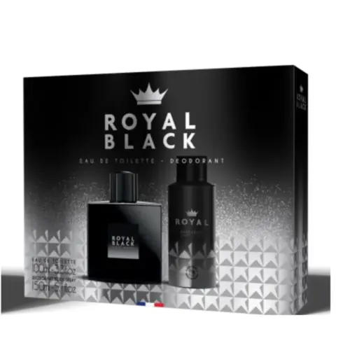 Kit Perfume Corania Royal Black Eau de Toilette Masculino 100ml