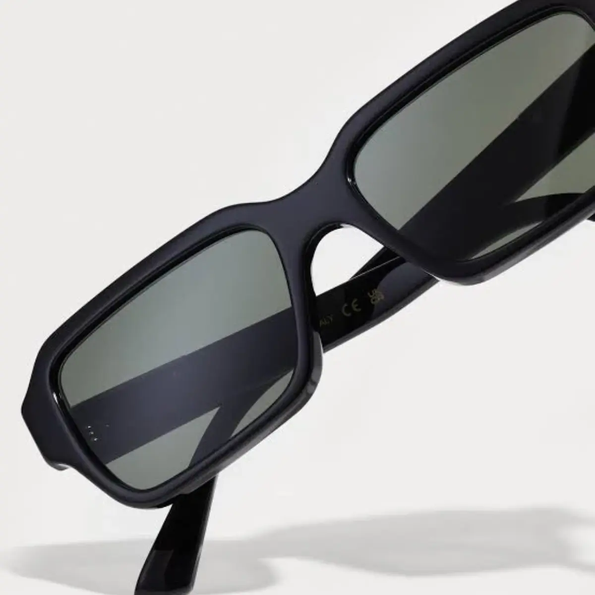 Óculos de Sol Gucci Masculino - Preto Retangular -