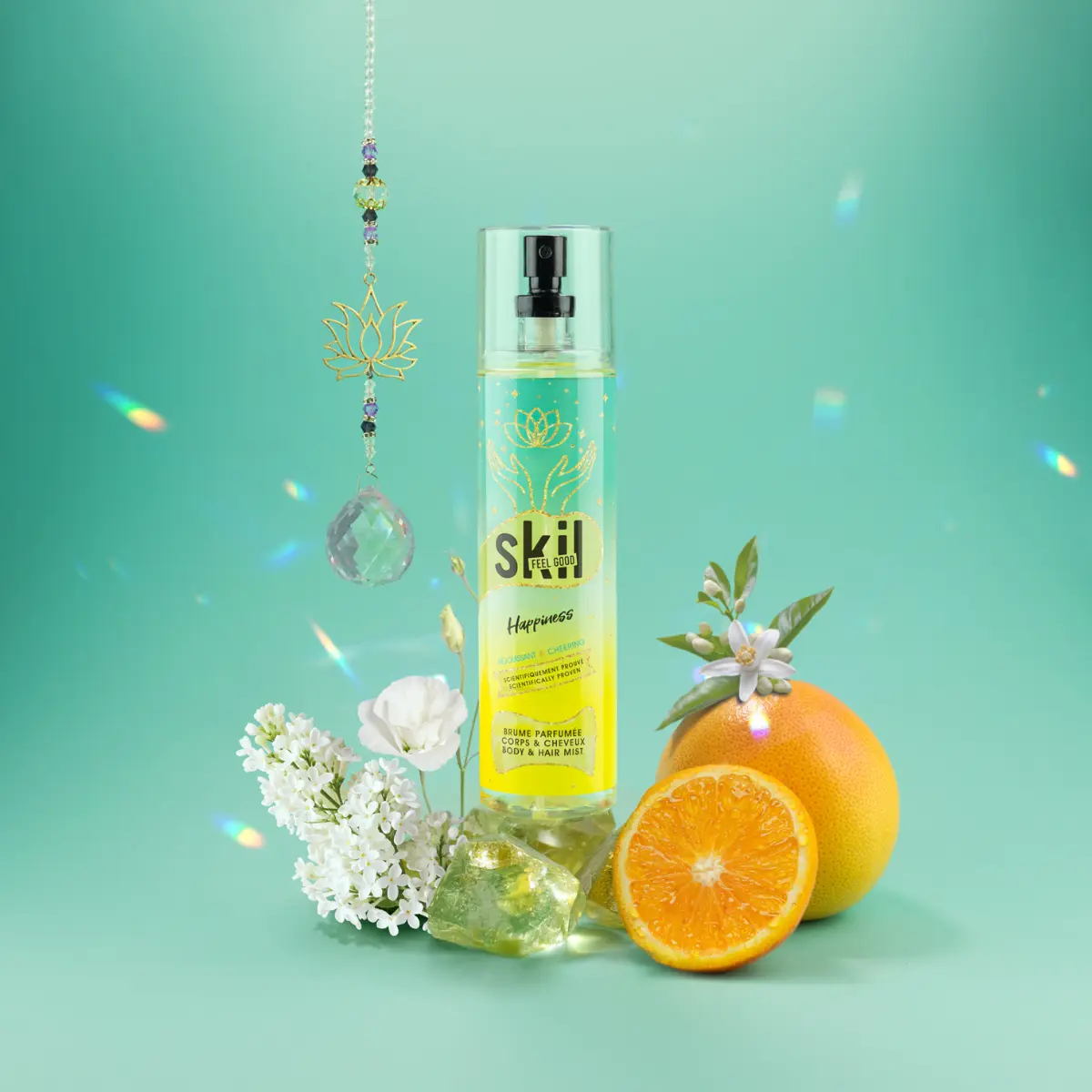 Bruma Perfumada Jeanne Arthes Skil Happiness - Body Mist Feminino -