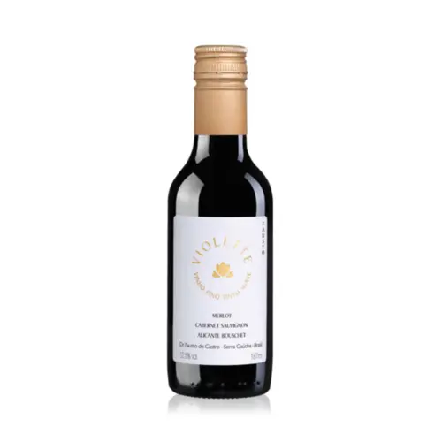 Vinho Tinto Suave Baby Pizzato Fausto Violette 187ml