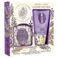 Kit La Florentina Lavander Creme Mãos + Sabonete Barra