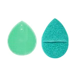 Conjunto Duo Esfoliantes Faciais Cala - Escova de limpeza de silicone