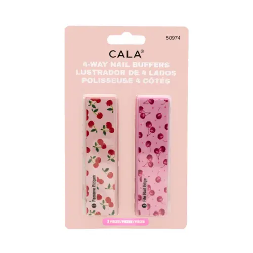 Lixa e Polidor Cala Para Unhas - Cereja
