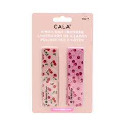 Lixa e Polidor Cala Para Unhas - Cereja