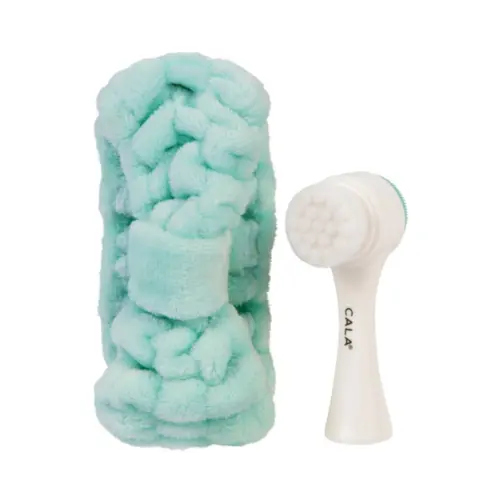 Conjunto de 2 Peças Cala - Escova Facial + Faixa Para Cabeça Goal To Glow