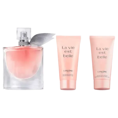 Kit Perfume Lancôme La Vie Est Belle Eau de Parfum + Lait Corps + Douche de Parfum