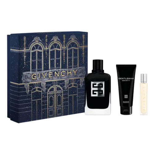 Kit Perfume Givenchy Gentleman Society Eau de Parfum 100ml + Travel Spray + Shower Gel Masculino