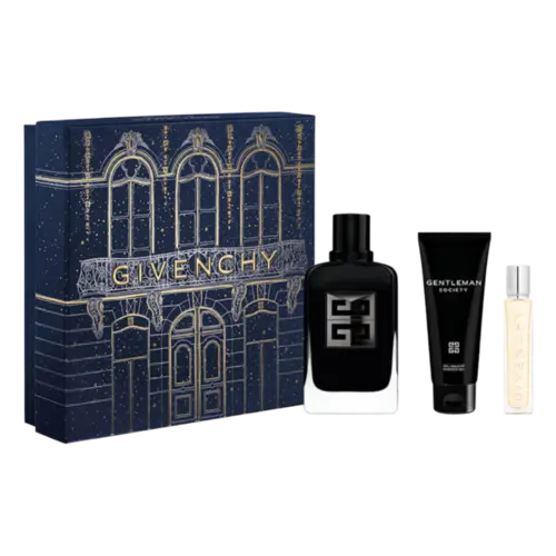 Kit Perfume Givenchy Gentleman Society Eau de Parfum Extrême 100ml + Travel Spray + Shower Gel Masculino