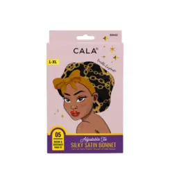 Touca Brilhante Cala de Cetim Grande e Extra Grande Para Cabelo - Gold Chains