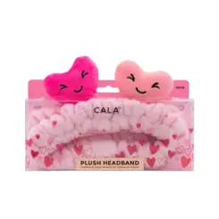 Faixa de Cabeça Cala - Pelúcia de Coração Rosa Para Cabelo 69149