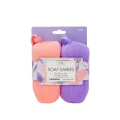 Kit Cala Com 2 Sacos Porta Sabonete - Lavanda e Pêssego