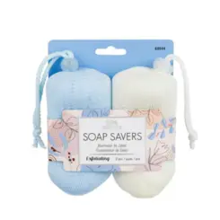 Kit Cala Com 2 Sacos Porta Sabonete - Azul e Bege