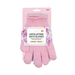 Trio de Luvas Cala Esfoliantes - Rosa Pink, Menta e Lavanda