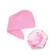 Conjunto Cala Com Toalha Para Cabelo e Touca - Rosa Choque