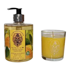 Kit La Florentina Boboli Citrus - Kit Bell Relax Sabonete Líquido + Vela