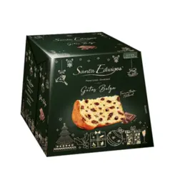 Panettone Goumert Santa Edwiges - Gotas de Chocolate Belga 400g