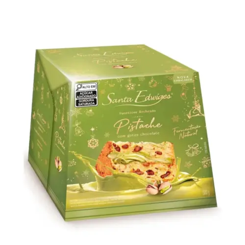 Panettone Premium Santa Edwiges Recheado - Pistache 500g