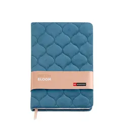 Caderno Miquelrius Ponteado de 160 Páginas Azul Veludo