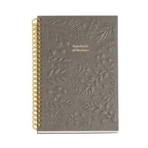 Caderno Miquelrius Notebook Of Dreams Pautado de 160 Páginas Marrom