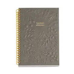 Caderno Miquelrius Notebook Of Dreams Pautado de 160 Páginas Marrom