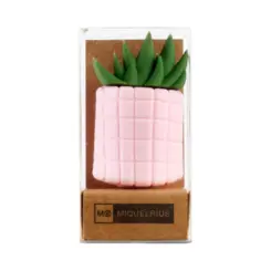 Apontador de Lápis Miquelrius Rosa Com Formato de Cacto 5,2cm