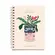 Caderno de Receita Miquelrius Cook Eat Repeat de 160 Páginas Bege