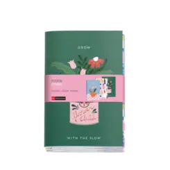 Kit de 3 Caderno Miquelrius A5 Com 64 Páginas Costurado e Ponteado - Amantes de Comida