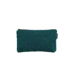 Necessaire Miquelrius Lã de Pelúcia Verde 21x12xcm