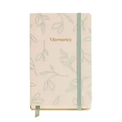 Caderno de Anotação Miquelrius Memories de 100 Páginas Verde Com Elástico