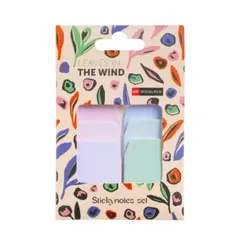 Bloco de Notas Adesivas Miquelrius Com 6 Cores de 120 Páginas Bege Floral 3,4x4,5cm